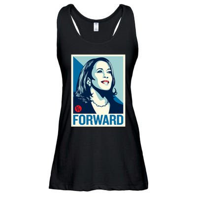 Kamala Harris Forward Ladies Essential Flowy Tank