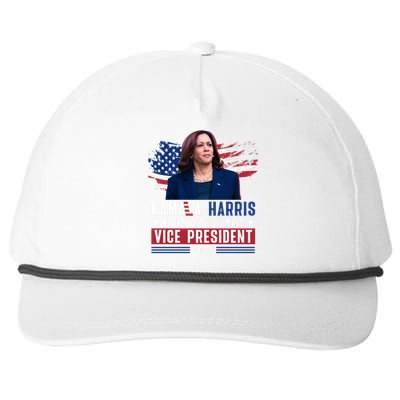 Kamala Harris First Female Vice President 2024 Graphic Snapback Five-Panel Rope Hat