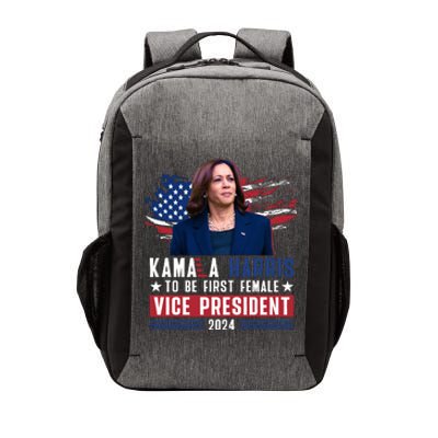 Kamala Harris First Female Vice President 2024 Graphic Vector Backpack