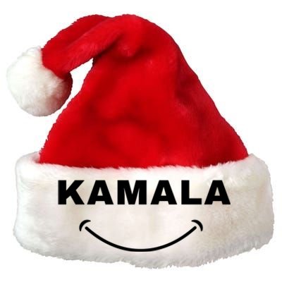 Kamala Harris For President Smiling All The Way To Potus Premium Christmas Santa Hat