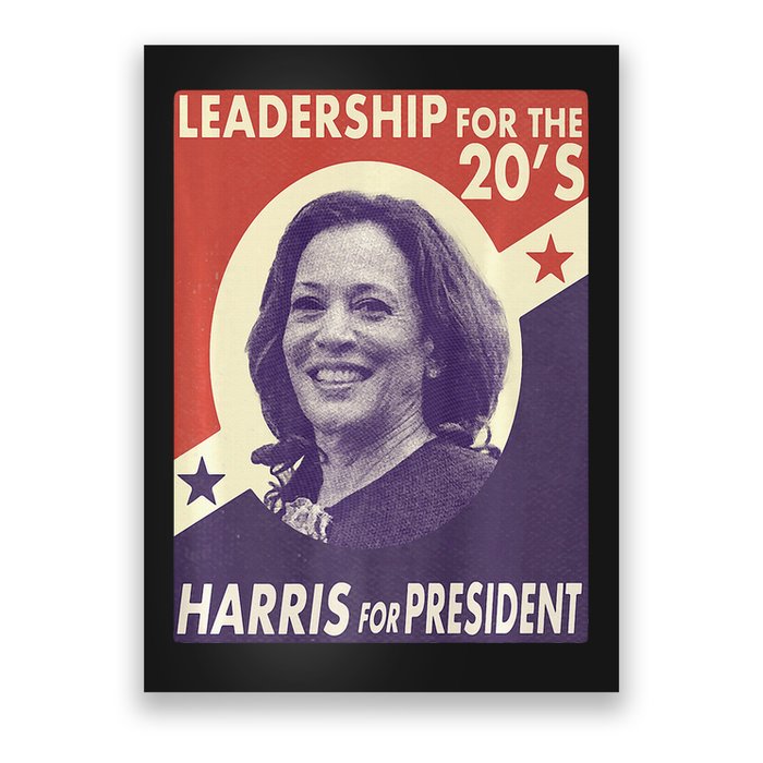 Kamala Harris For President 2024 Harris Retro Vintage Poster Poster