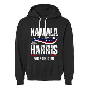 Kamala Harris For President Garment-Dyed Fleece Hoodie