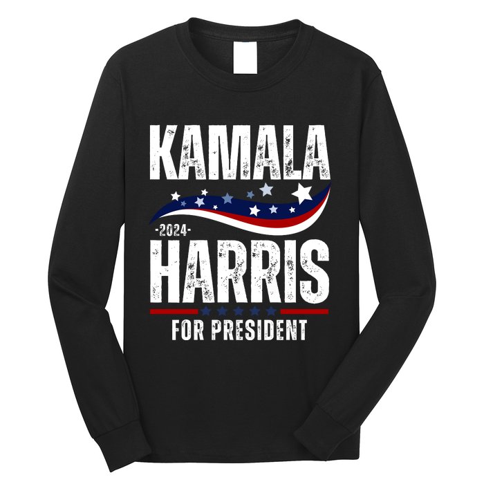 Kamala Harris For President Long Sleeve Shirt