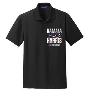 Kamala Harris For President Dry Zone Grid Polo