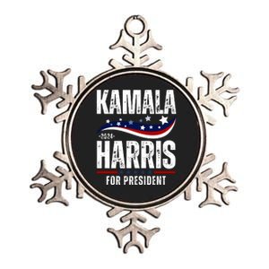 Kamala Harris For President Metallic Star Ornament