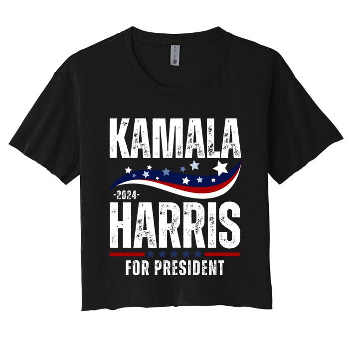 Kamala Harris For President Women's Crop Top Tee