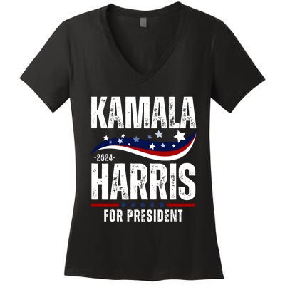 Kamala Harris For President Women's V-Neck T-Shirt