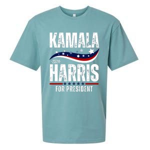 Kamala Harris For President Sueded Cloud Jersey T-Shirt