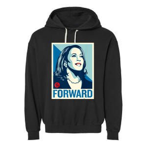 Kamala Harris Forward Garment-Dyed Fleece Hoodie