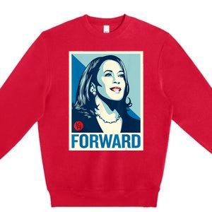 Kamala Harris Forward Premium Crewneck Sweatshirt