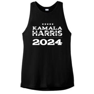 Kamala Harris For President 2024 Ladies PosiCharge Tri-Blend Wicking Tank