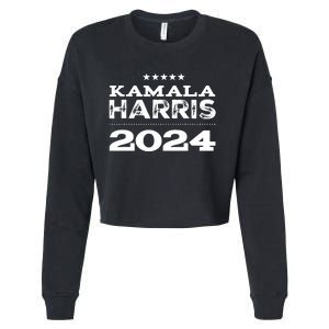 Kamala Harris For President 2024 Cropped Pullover Crew