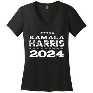 Kamala Harris For President 2024 Women's V-Neck T-Shirt