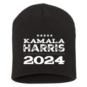 Kamala Harris For President 2024 Short Acrylic Beanie