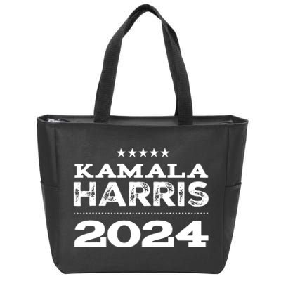 Kamala Harris For President 2024 Zip Tote Bag