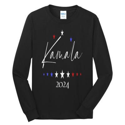 Kamala Harris For President For Our Future 2024 Us Election Tall Long Sleeve T-Shirt