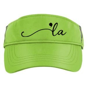 Kamala Harris Funny Comma La Eleciton Adult Drive Performance Visor