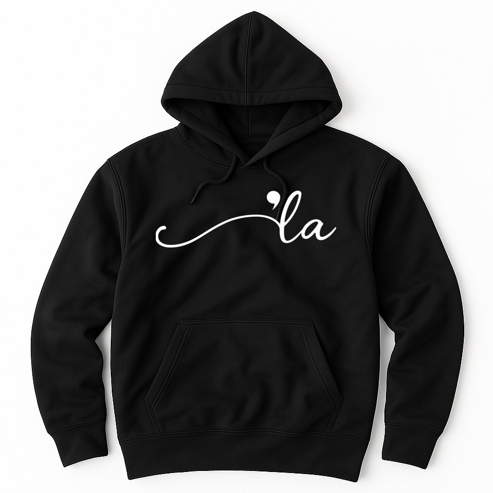 Kamala Harris Funny Comma La Eleciton Hoodie