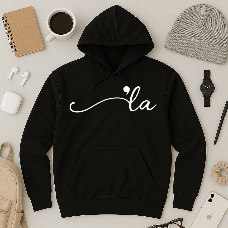 Kamala Harris Funny Comma La Eleciton Hoodie