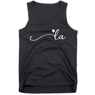 Kamala Harris Funny Comma La Eleciton Tank Top
