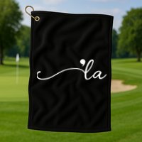 Kamala Harris Funny Comma La Eleciton Golf Towel