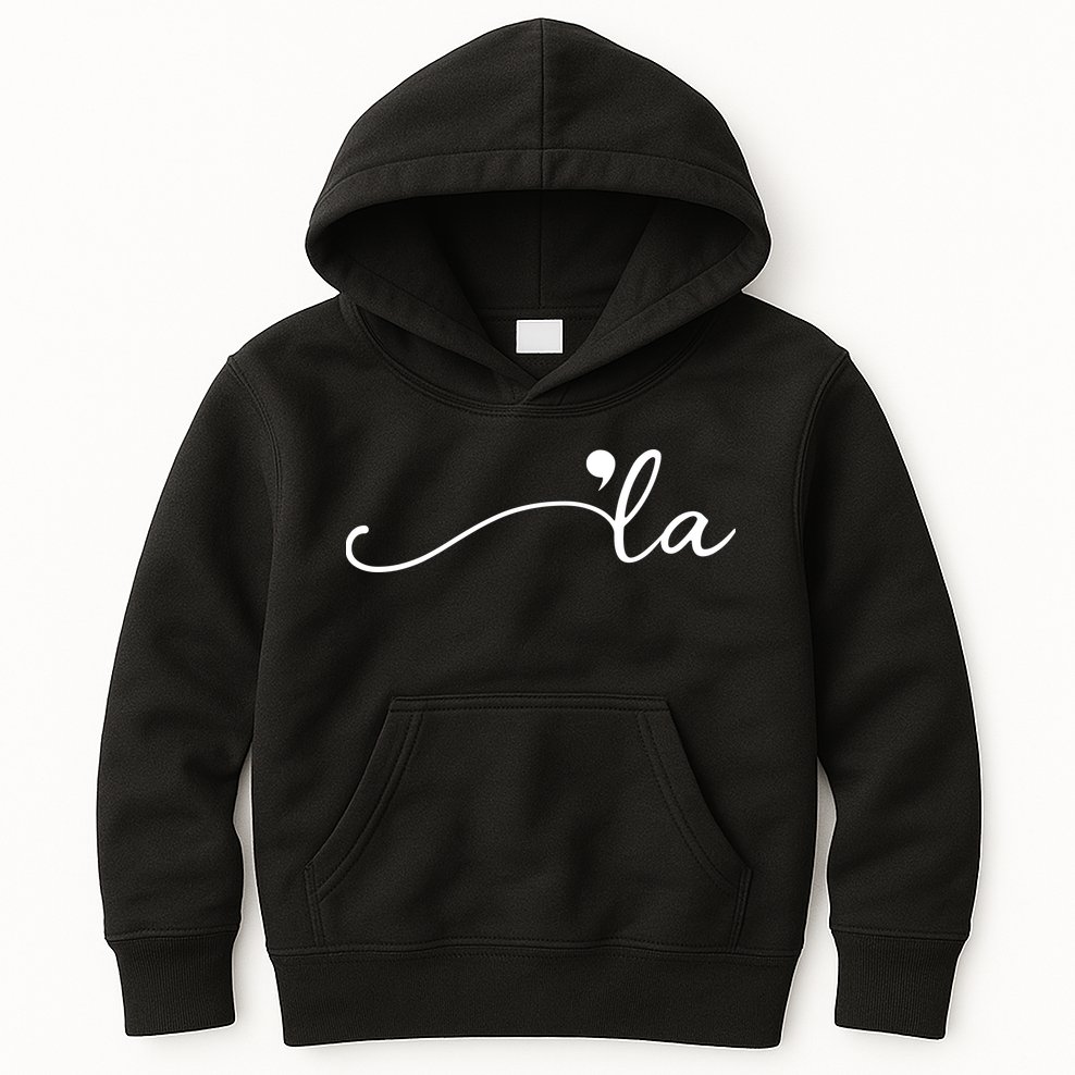 Kamala Harris Funny Comma La Eleciton Kids Hoodie