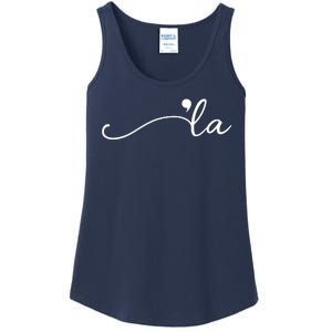 Kamala Harris Funny Comma La Eleciton Ladies Essential Tank