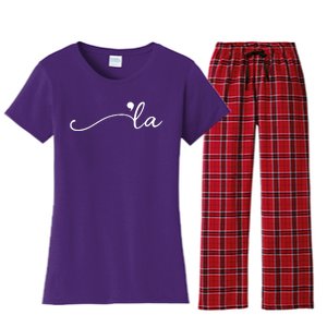 Kamala Harris Funny Comma La Eleciton Women's Flannel Pajama Set