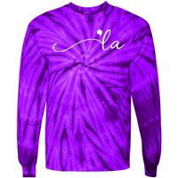 Kamala Harris Funny Comma La Eleciton Tie-Dye Long Sleeve Shirt