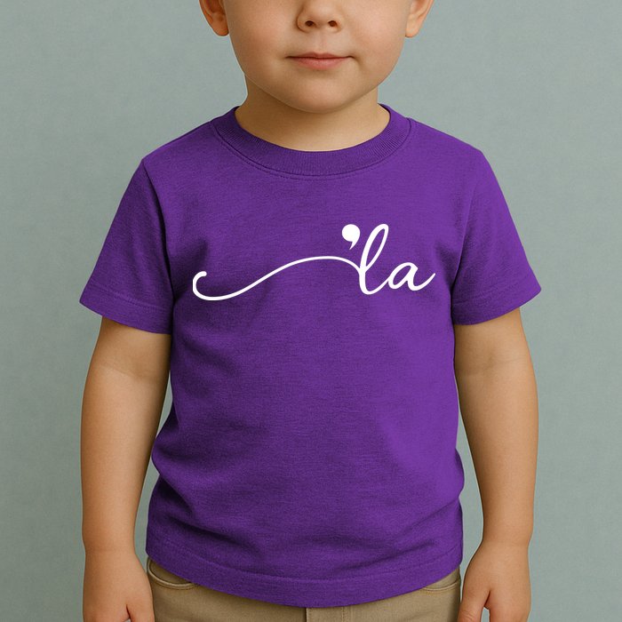 Kamala Harris Funny Comma La Eleciton Toddler T-Shirt