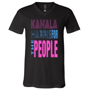 Kamala Harris For The People V-Neck T-Shirt