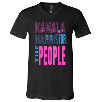 Kamala Harris For The People V-Neck T-Shirt