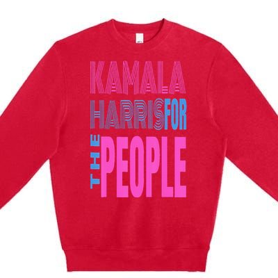 Kamala Harris For The People Premium Crewneck Sweatshirt