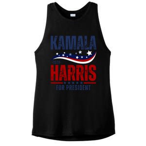 Kamala Harris For President Ladies PosiCharge Tri-Blend Wicking Tank