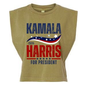 Kamala Harris For President Garment-Dyed Women's Muscle Tee