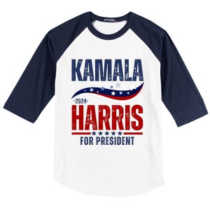 Kamala Harris For President Baseball Sleeve Shirt