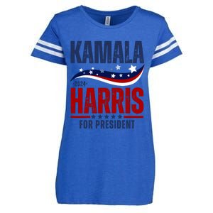 Kamala Harris For President Enza Ladies Jersey Football T-Shirt