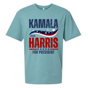 Kamala Harris For President Sueded Cloud Jersey T-Shirt