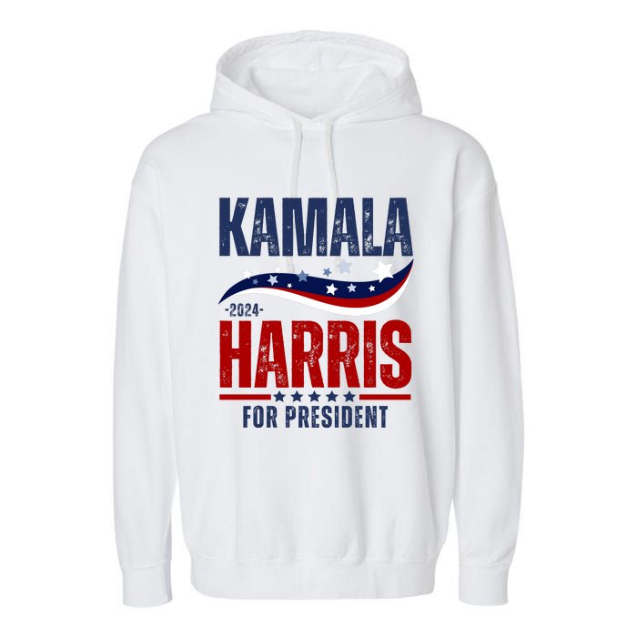 Kamala Harris For President Garment-Dyed Fleece Hoodie