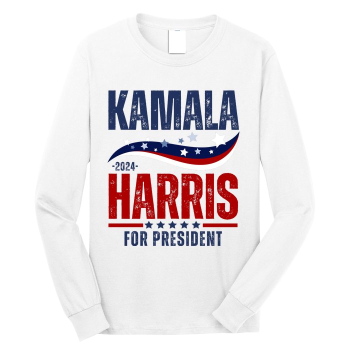 Kamala Harris For President Long Sleeve Shirt