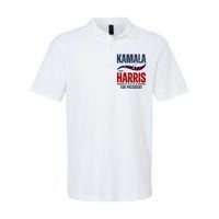 Kamala Harris For President Softstyle Adult Sport Polo