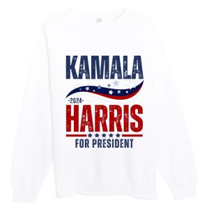 Kamala Harris For President Premium Crewneck Sweatshirt