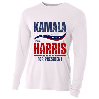 Kamala Harris For President Cooling Performance Long Sleeve Crew