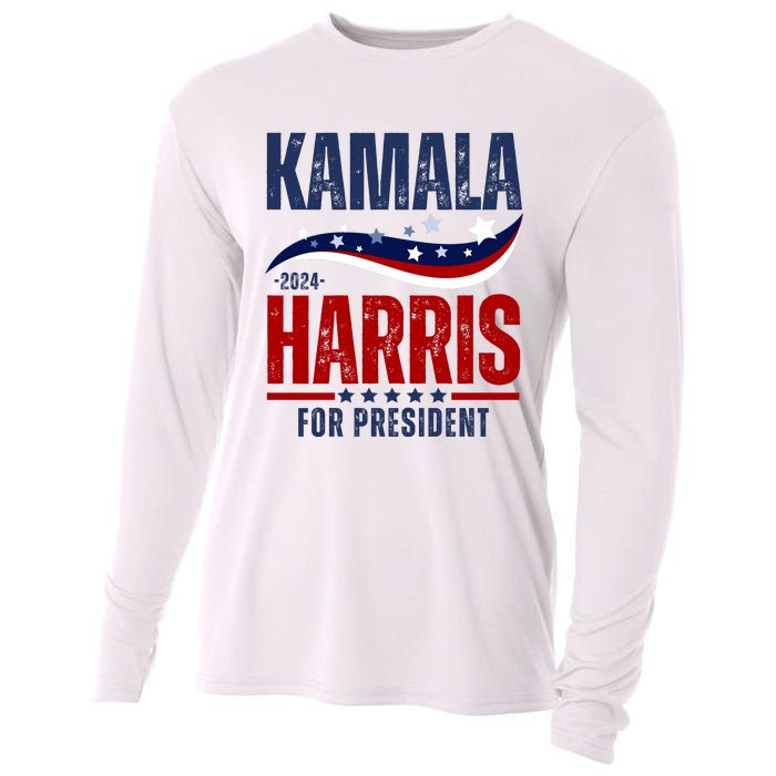 Kamala Harris For President Cooling Performance Long Sleeve Crew