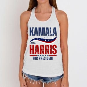 Kamala Harris For President Women's Knotted Racerback Tank