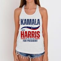 Kamala Harris For President Women's Knotted Racerback Tank