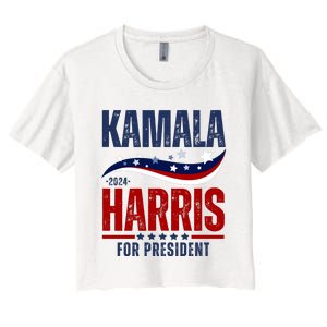 Kamala Harris For President Women's Crop Top Tee