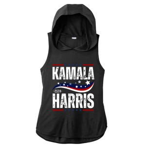 Kamala Harris For President Ladies PosiCharge Tri-Blend Wicking Draft Hoodie Tank