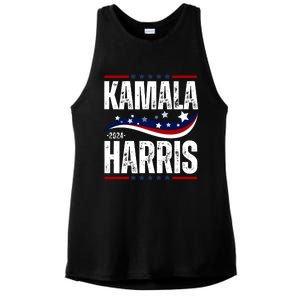 Kamala Harris For President Ladies PosiCharge Tri-Blend Wicking Tank