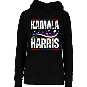 Kamala Harris For President Womens Funnel Neck Pullover Hood